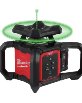 Milwaukee – Laser rotatif ONE-KEY vert, horizontal/vertical, 300 m, 1 batterie 18V 5Ah, 1 chargeur – M18 RLOHVG300-501C – 4933493194