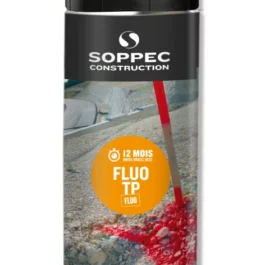 TRACEUR DE CHANTIER FLUO TP ROUGE 650ML - 141513O - SOPPEC
