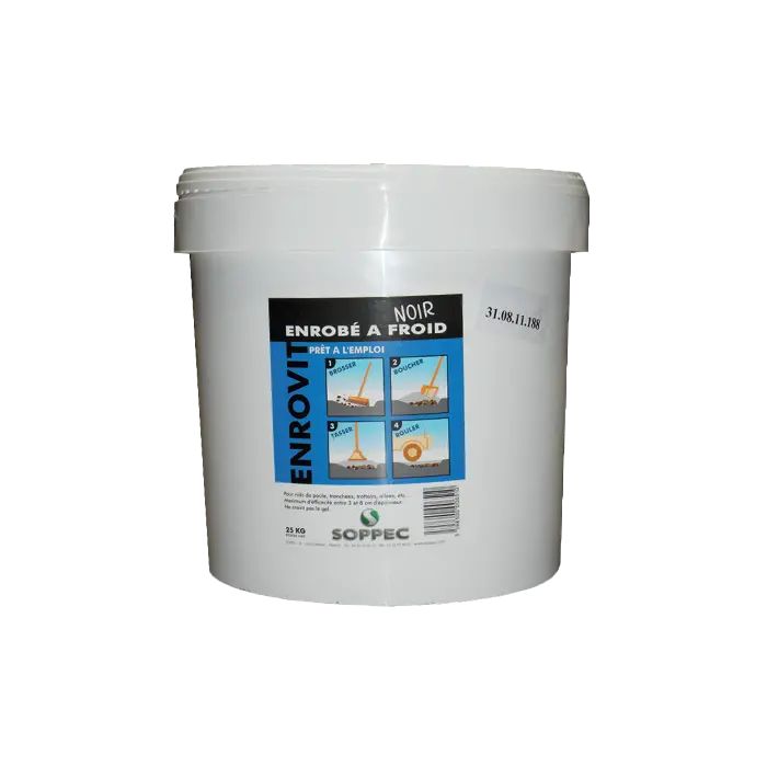 ENROBE ROUGE ENROVIT SEAU DE 25 KG - 143104 - SOPPEC 1 ENROBE ROUGE ENROVIT SEAU DE 25 KG - 143104 - SOPPEC