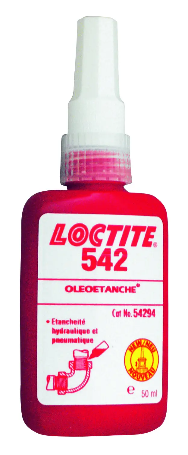 ETANCHEITE DES RACCORDS OLEOETANCHE 542 FLACON 50 ML - 234422 - LOCTITE 1 ETANCHEITE DES RACCORDS OLEOETANCHE 542 FLACON 50 ML - 234422 - LOCTITE
