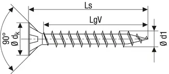 VIS SPAX EMPREINTE POZIDRIVE TETE FRAISEE BICHRO 4,5X60 BTE500 - 1081020450605 - SPAX 2 VIS SPAX EMPREINTE POZIDRIVE TETE FRAISEE BICHRO 4,5X60 BTE500 - 1081020450605 - SPAX – Image 2