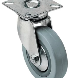 ROULETTE DE COLLECTIVITE NOVOPLEX A PLATINE PIVOTANTE A FREIN Ø75 60KG - 66727 - GUITEL HERVIEU