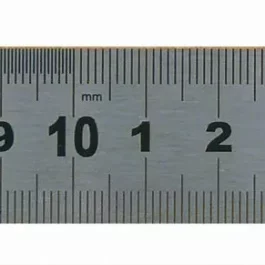 REGLET INOX CL II 1/2 RIGIDE 1000MM 30X0,8MM INOX CHROME MAT GRADUATION - 104403 - WILMART