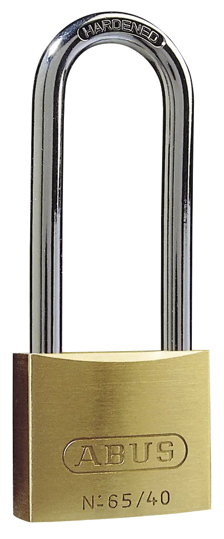 CADENAS A CLE LAITON ANSE LONGUE SERIE 65 50MM - 65/50HB80 - ABUS 1 CADENAS A CLE LAITON ANSE LONGUE SERIE 65 50MM - 65/50HB80 - ABUS
