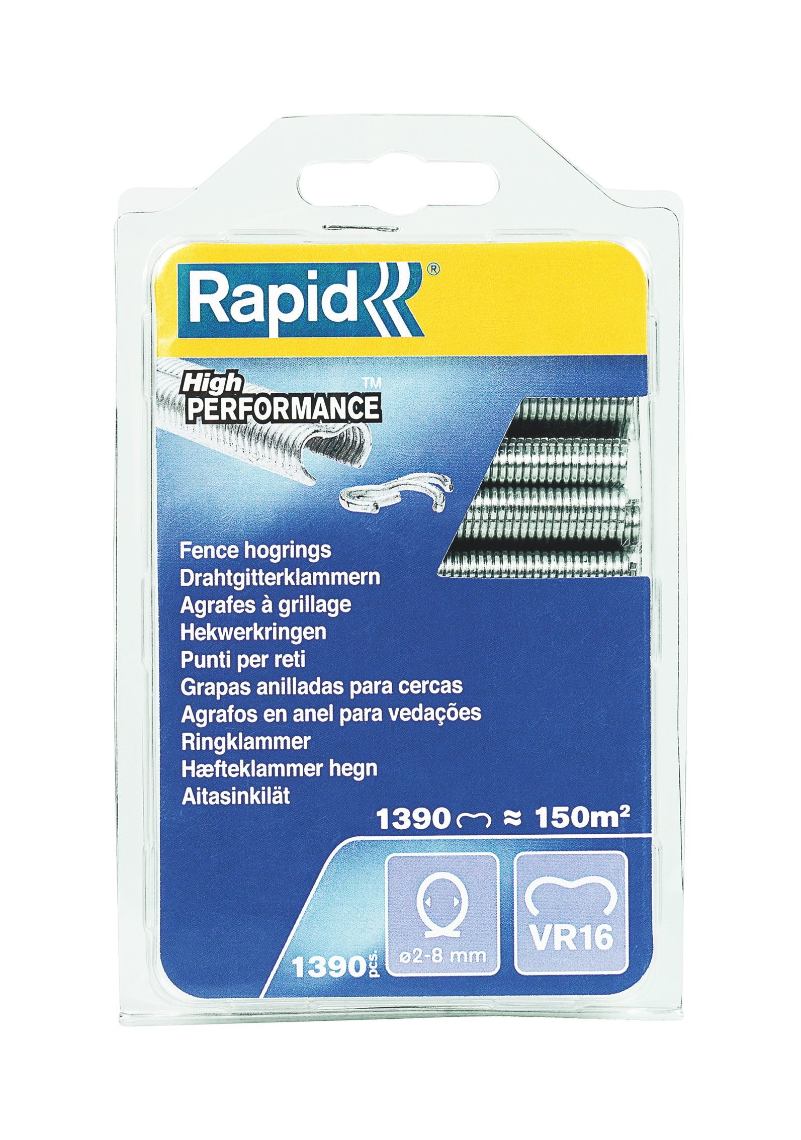 AGRAFE VR16 GALVA (BLISTER DE 1390) - 40108799 - RAPID