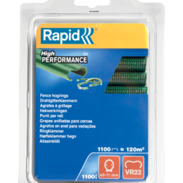 AGRAFE VR22 PLASTIFIEES VERT (BLISTER DE 1100) - 40108807 - RAPID