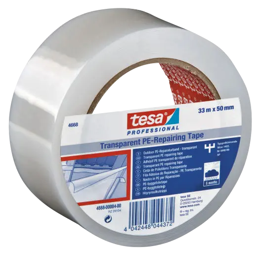 ADHESIF DE REPARATION 4668 TRANSPARENT - TESA - 04668-00004-02 1 ADHESIF DE REPARATION 4668 TRANSPARENT - TESA - 04668-00004-02