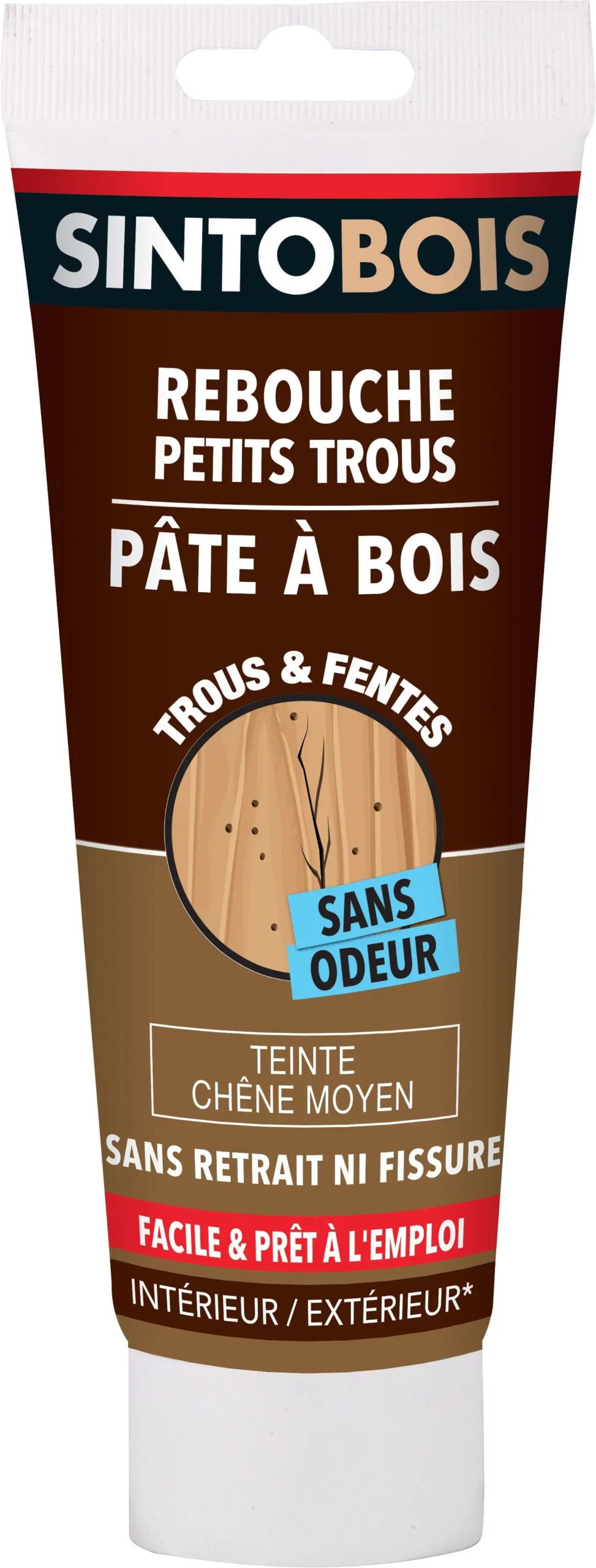 PATE A BOIS A L'EAU CHENE MOYEN TUBE 250 GR - SINTO - 37100 1 PATE A BOIS A L'EAU CHENE MOYEN TUBE 250 GR - SINTO - 37100