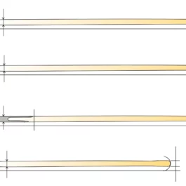 MANCHE FOURCHE FOIN D 38 L. 1,80 M FRENE - 9F180 - JACQUENET MALIN