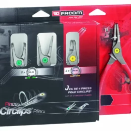 PINCES CIRCLIPS GAINEES INTERIEURS / EXTERIEURS  (JEU DE 4 ) - FACOM - PCJ4PB