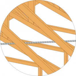 ROULEAU FEUILLARD PERFORE ACIER GALVA 30X1,5 MM LG 50 M - FP30/1.5/50 - SIMPSON STRONG-TIE