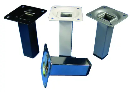 PIED METAL CARRE 25X25MM HT200 ACIER LAQUE GRIS - SHEPHERD HARDWARE - 3169320 1 PIED METAL CARRE 25X25MM HT200 ACIER LAQUE GRIS - SHEPHERD HARDWARE - 3169320