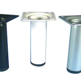 PIED METAL CYLINDRIQUE Ø30MM HT100 ACIER LAQUE GRIS - SHEPHERD HARDWARE - 3169410