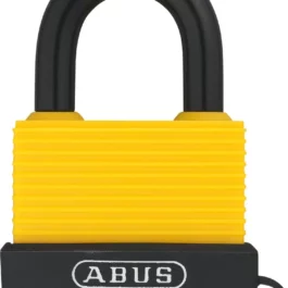 CADENAS A CLE ALUMINIUM ETANCHE 70AL45 JAUNE - 70AL/45 JAUNE - ABUS