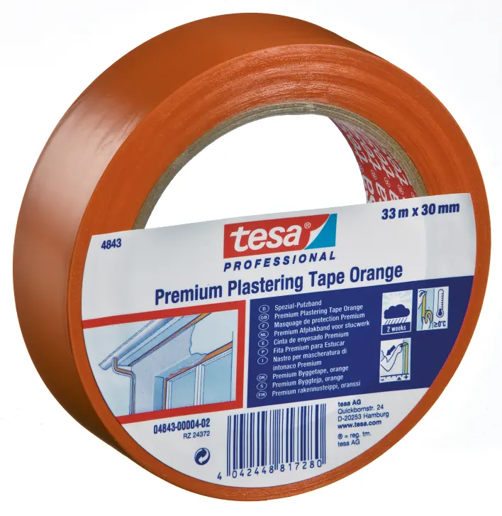 ADHESIF SPECIAL BATIMENT 4843 33 M X 75 MM ORANGE - TESA - 04843-00001-16 1 ADHESIF SPECIAL BATIMENT 4843 33 M X 75 MM ORANGE - TESA - 04843-00001-16