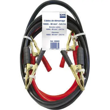 CABLE DE DEMARRAGE PRO 500A - 564015 - GYS 1 CABLE DE DEMARRAGE PRO 500A - 564015 - GYS