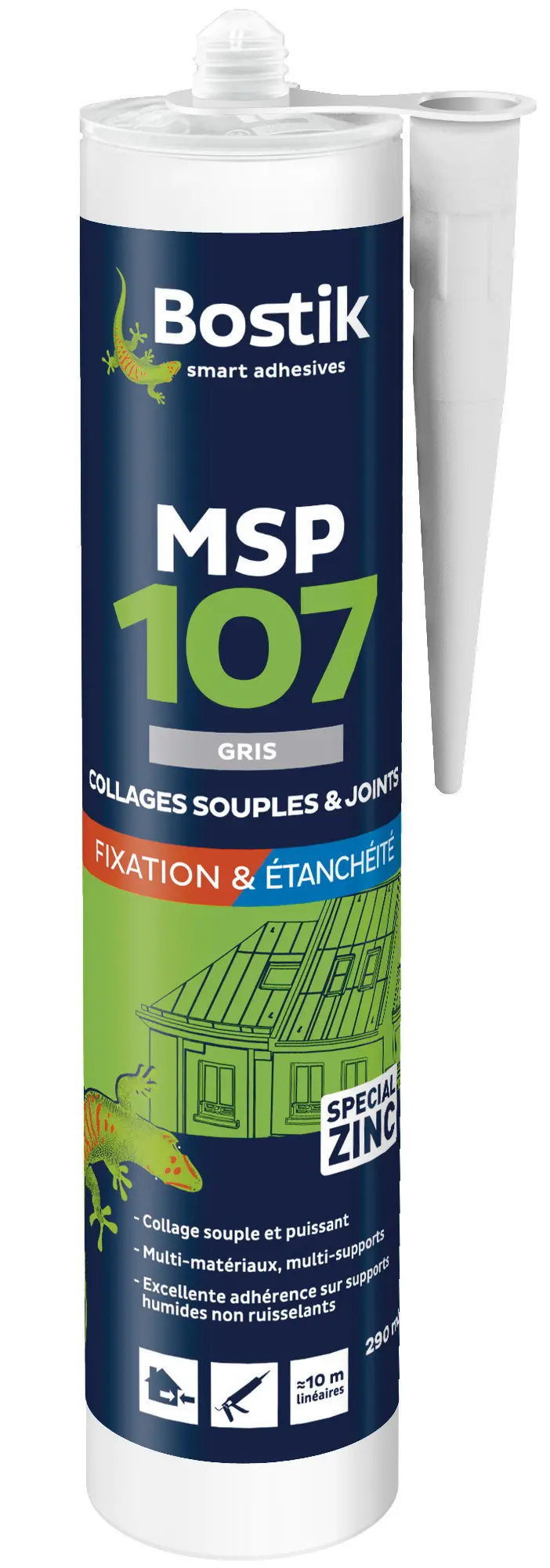 MASTIC COLLE MS POLYMERE MSP 107 BLANC 290 ML - 30114280 - BOSTIK 1 MASTIC COLLE MS POLYMERE MSP 107 BLANC 290 ML - 30114280 - BOSTIK
