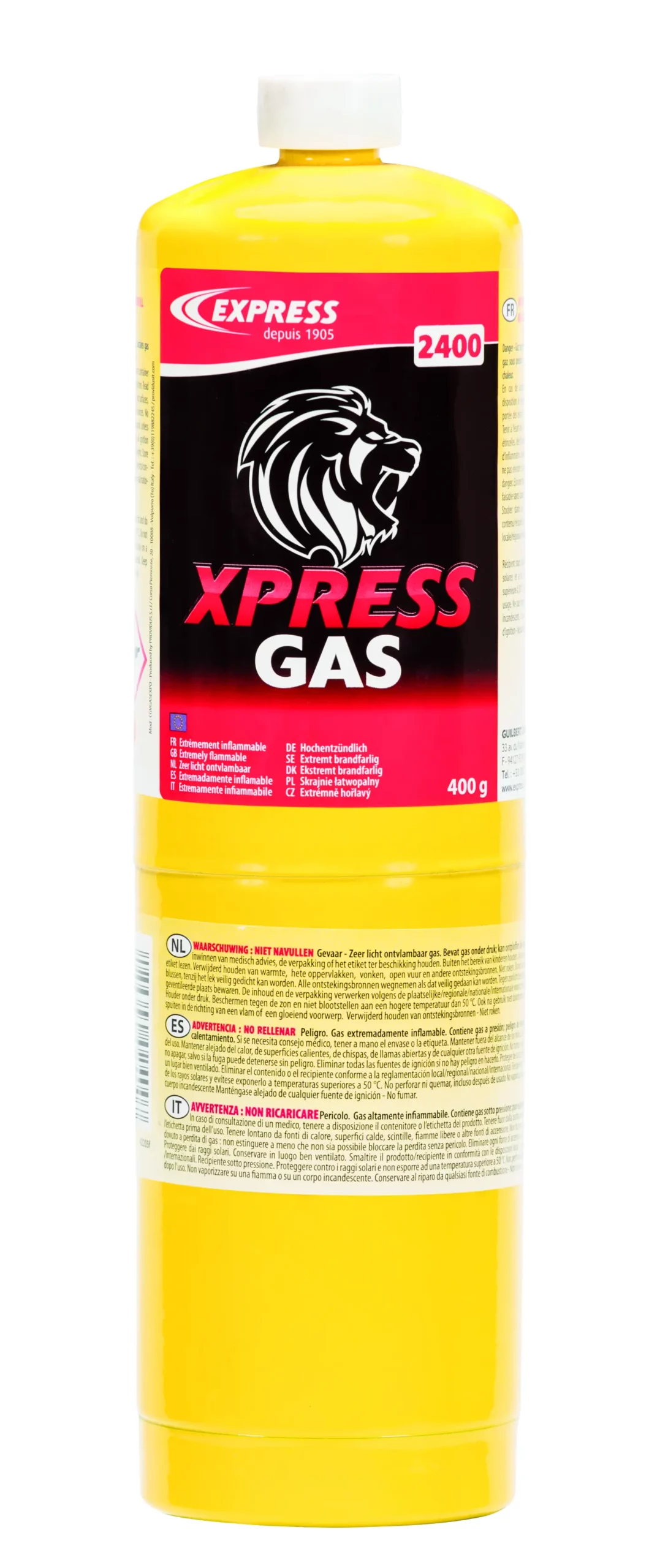 CARTOUCHE DE GAZ MAP//PRO 2400 - 2400 - GUILBERT-EXPRESS 1 CARTOUCHE DE GAZ MAP//PRO 2400 - 2400 - GUILBERT-EXPRESS