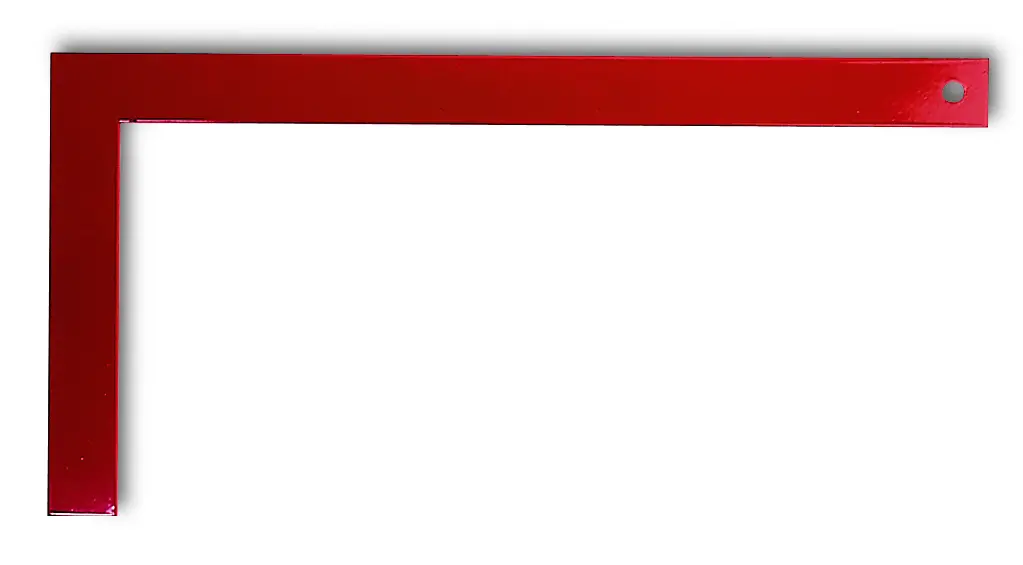 EQUERRE DE MACON ACIER - LG 1000MM - PEINTURE EPOXY LAQUEE - 140006 - WILMART