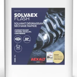 SOLVAEX FLASH - SOLVANT DEGRAISSANT SECHAGE RAPIDE - 5L - SR568 - AEXALT