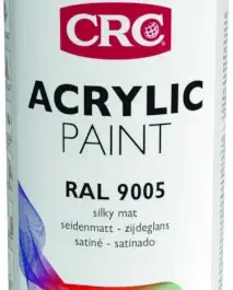 PEINTURE RAL9005 NOIR SATINE 520ML - CRC INDUSTRIES FRANCE - 31062