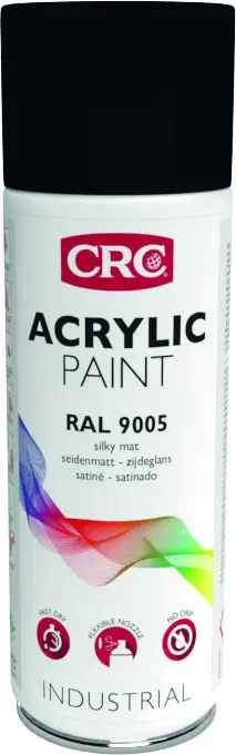 PEINTURE RAL9005 NOIR SATINE 520ML - CRC INDUSTRIES FRANCE - 31062 1 PEINTURE RAL9005 NOIR SATINE 520ML - CRC INDUSTRIES FRANCE - 31062