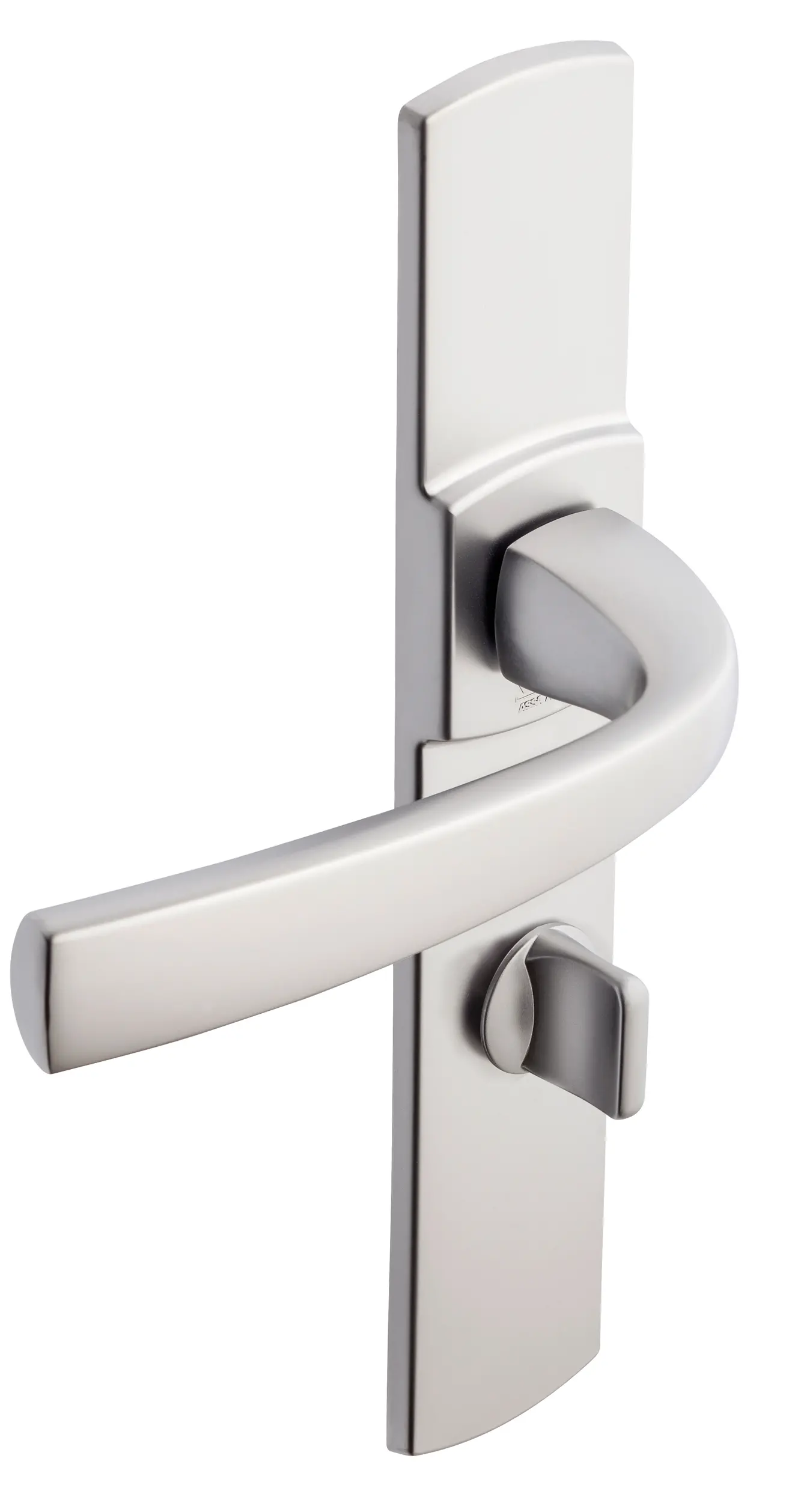 ENSEMBLE MUZE SUR PLAQUE ENTRAXE 165 MM CHROME VELOURS CONDA - 0865155 - VACHETTE - ASSA ABLOY AUBE ANJOU S.A.