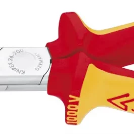 PINCE A BEC DEMI-ROND 200 MM ISOLEE 1000V - KNIPEX - 26 16 200