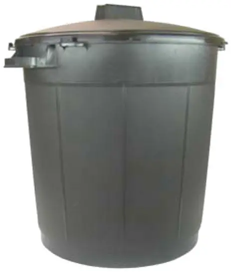 POUBELLE A GRAVATS POLYPROPYLENE 80L AVEC COUVERCLE PB80 - 391080 - VINMER 1 POUBELLE A GRAVATS POLYPROPYLENE 80L AVEC COUVERCLE PB80 - 391080 - VINMER