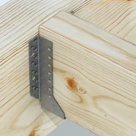 EQUERRE NERVUREE DROITE ACIER GALVA 30X130X71,5X1,5 MM - END130/1.5 - SIMPSON STRONG-TIE - Lot de 100