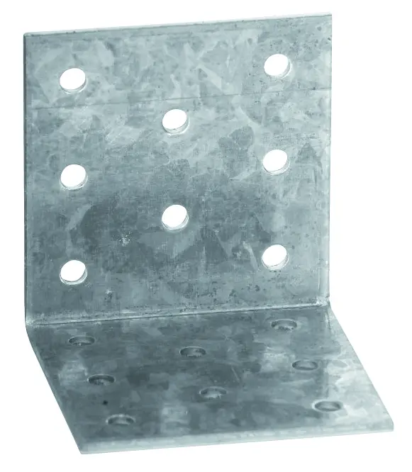 EQUERRE SIMPLE ACIER GALVANISE 60X60X60X2,5 MM - ES10/60 - SIMPSON STRONG-TIE - Lot de 50 1 EQUERRE SIMPLE ACIER GALVANISE 60X60X60X2,5 MM - ES10/60 - SIMPSON STRONG-TIE - Lot de 50