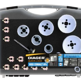 SCIE TREPAN HSS BI-METAL COBALT 8% MAINTENANCE QUICKLOCK (COFFRET DE 20) - 656C - DIAGER