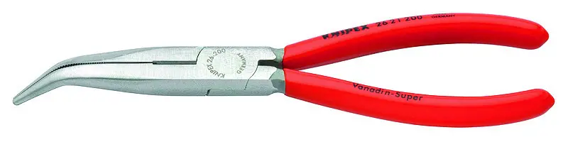 PINCE A BEC DEMI-ROND COUDE 200 MM - KNIPEX - 26 21 200 1 PINCE A BEC DEMI-ROND COUDE 200 MM - KNIPEX - 26 21 200