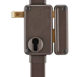 SERRURE EN APPLIQUE 3 PTS BELUGA VERTICALE A TIRAGE HAUT 2250 MM MARRON DROITE - 049410 - THIRARD