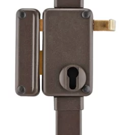 SERRURE EN APPLIQUE 3 PTS BELUGA VERTICALE A TIRAGE HAUT 2250 MM MARRON GAUCHE - 049420 - THIRARD