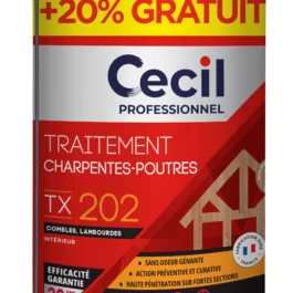 TRAITEMENT CHARPENTES POUTRES LAMBOURDES TX202 5L+1 - 046813 - V33 - CECIL