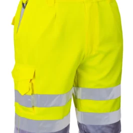 BERMUDA HAUTE VISIBILITE E043 JAUNE/GRIS M - E043YGYM - PORTWEST FRANCE