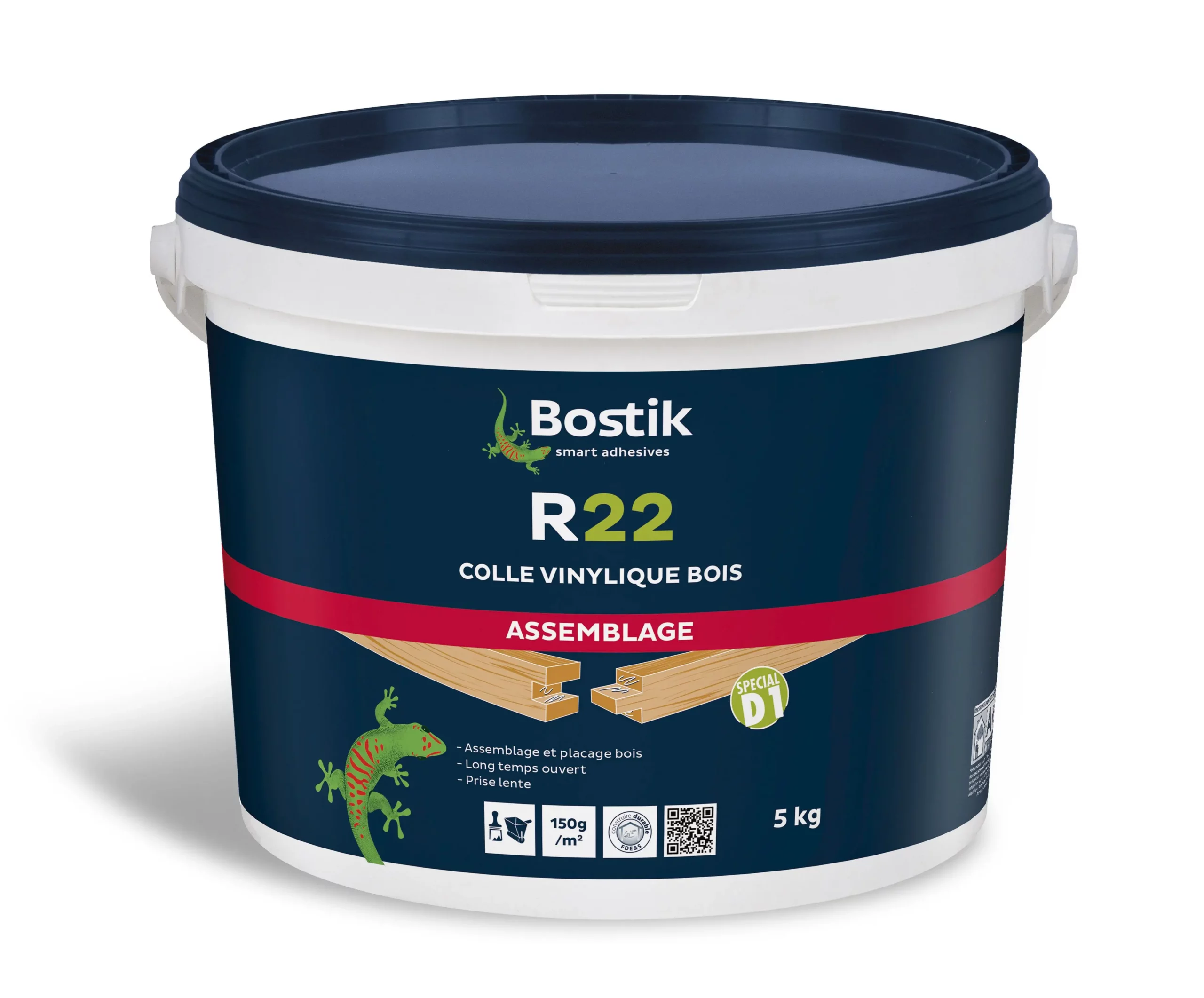 COLLE A BOIS R22 SEAU 5KG - 30604649 - BOSTIK 1 COLLE A BOIS R22 SEAU 5KG - 30604649 - BOSTIK