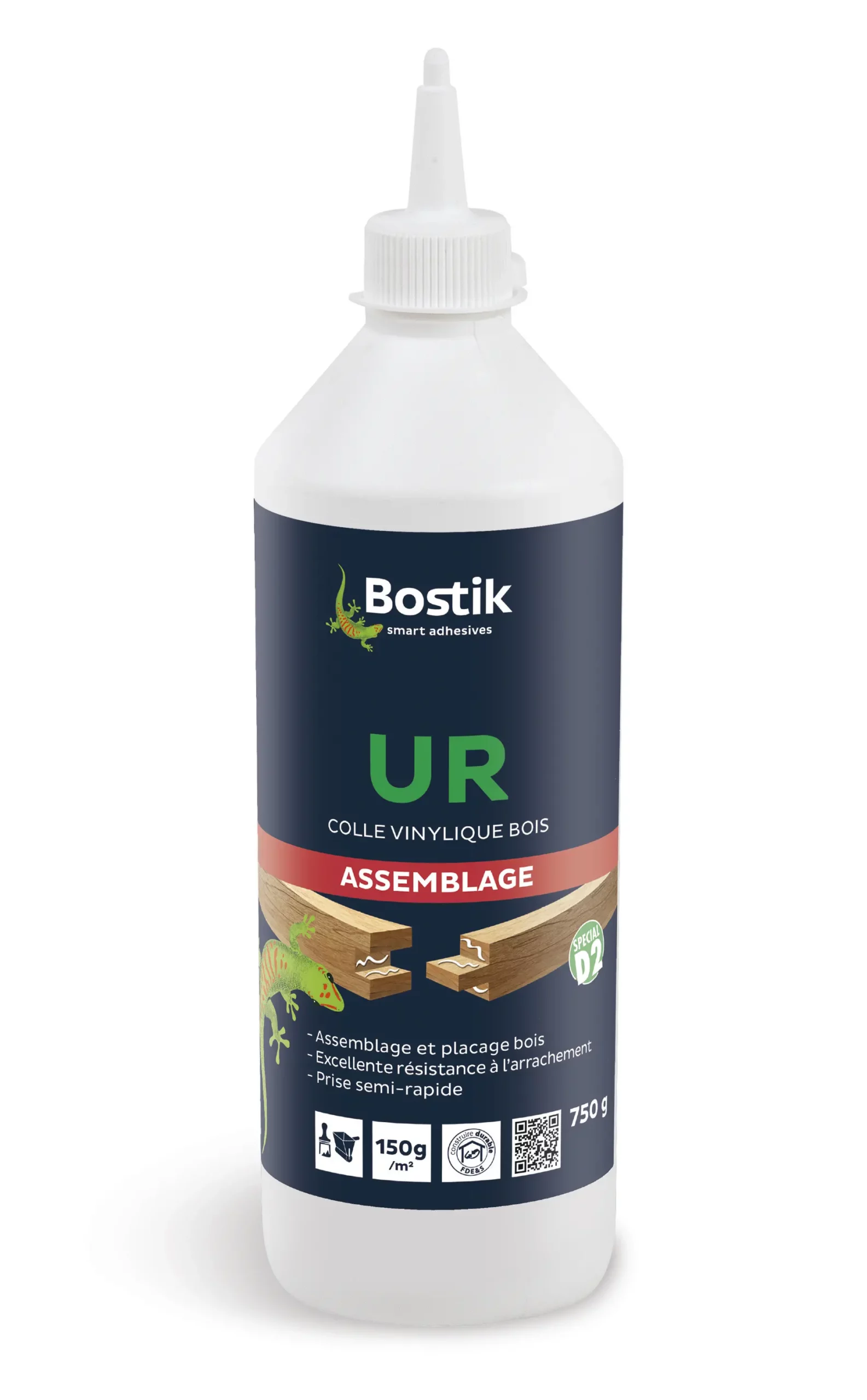 COLLE A BOIS UR BIBERON 750G - 30604661 - BOSTIK 1 COLLE A BOIS UR BIBERON 750G - 30604661 - BOSTIK