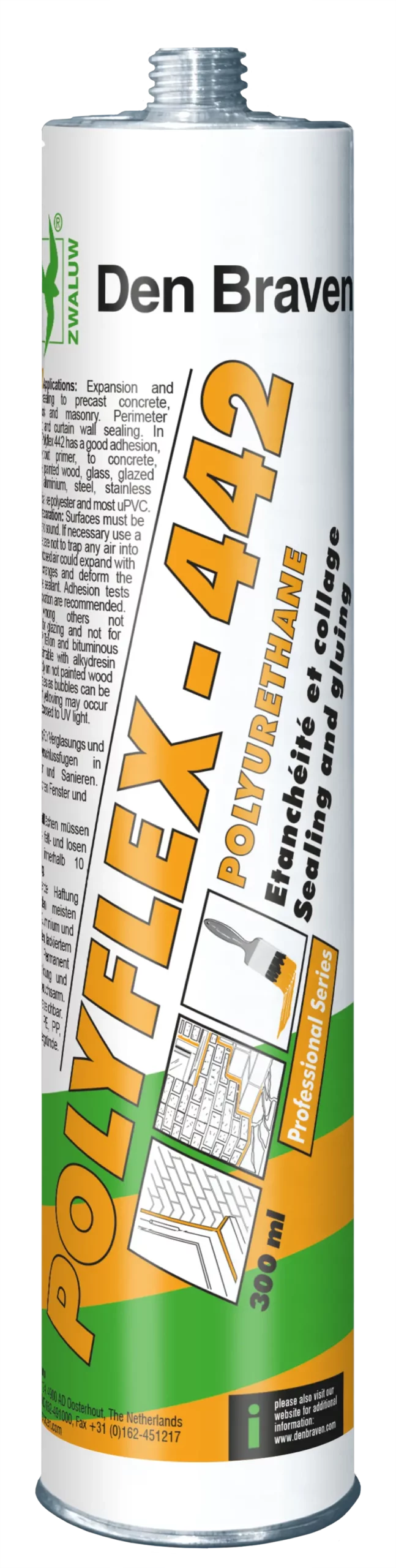 MASTIC POLYFLEX 442 GRIS BETON 300ML - 30629113 - DEN BRAVEN 1 MASTIC POLYFLEX 442 GRIS BETON 300ML - 30629113 - DEN BRAVEN