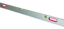 REGLE A NIVEAU ALU 100 X 18 MM 2M 2 FIOLES - 2 POIGNEES - 117103 - WILMART