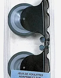 JEU DE 2 ROULETTES POUR CANTINE - 010013 - SNOR