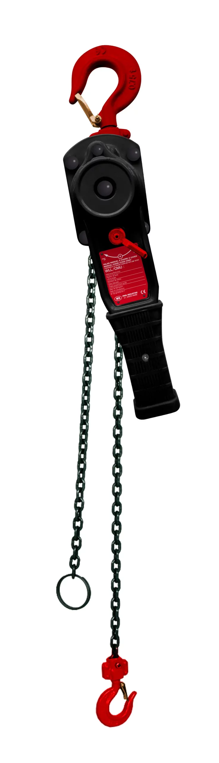 PALAN MANUEL A LEVIER 1500KG 1,5M - AAPML PMS 15 1.5 - PMS 1 PALAN MANUEL A LEVIER 1500KG 1,5M - AAPML PMS 15 1.5 - PMS