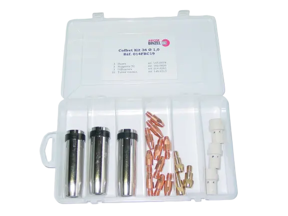 COFFRET ACCESSOIRES MIG TYPE 36 D 1,0 - 014FRC19 - BINZEL SOUDAGE 1 COFFRET ACCESSOIRES MIG TYPE 36 D 1,0 - 014FRC19 - BINZEL SOUDAGE
