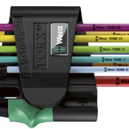CLE MALE TORX TETE SPHERIQUE 967/9 PKL TX 1 SB (JEU DE 9) - 5073599001 - WERA
