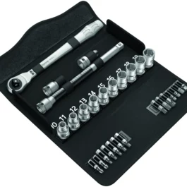 JEU DE CLIQUET ZYKLOP METAL 1/2'' 8100 SC 8 (28 PIECES) - 5004078001 - WERA