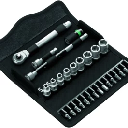 JEU DE CLIQUET ZYKLOP METAL PUSCH 1/4'' 8100 SA 7 (28 PIECES) - 5004017001 - WERA