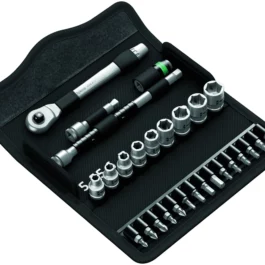 JEU DE CLIQUET ZYKLOP METAL SWITCH 1/4'' 8100 SA 8 (28 PIECES) - 5004018001 - WERA