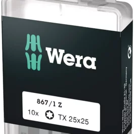 EMBOUT Z 867/1 TX 25X25 MM BTE 10 - 5072409001 - WERA