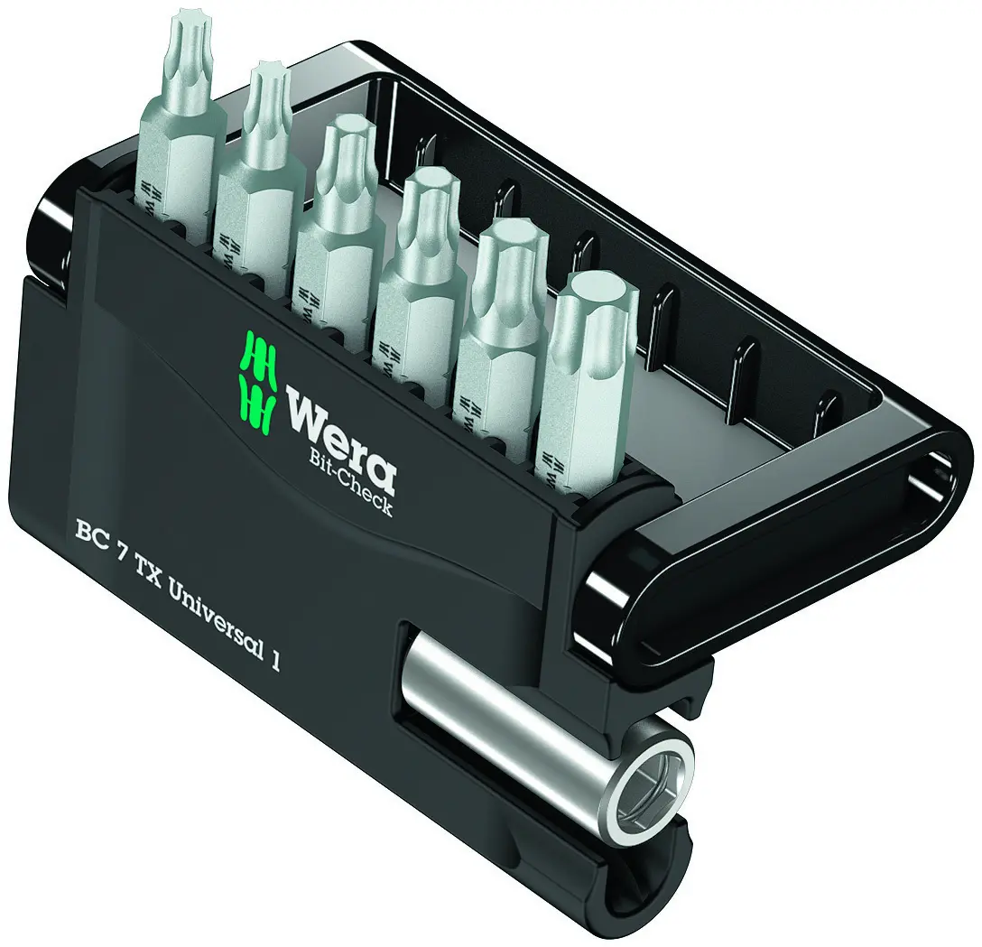 ETUI D'EMBOUTS BIT-CHECK 7 TX UNIVERSAL 1 SB (7 PIECES) - 5073404001 - WERA 1 ETUI D'EMBOUTS BIT-CHECK 7 TX UNIVERSAL 1 SB (7 PIECES) - 5073404001 - WERA
